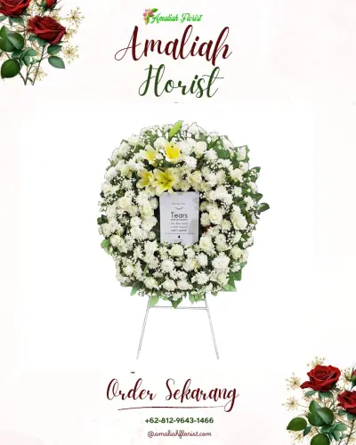 Krans Bunga Duka Cita di Timuhun