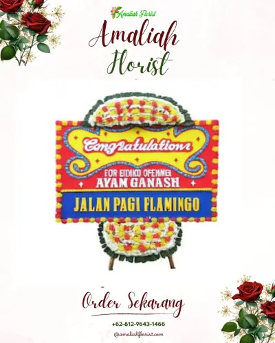Bunga Papan Congratulation di Timuhun